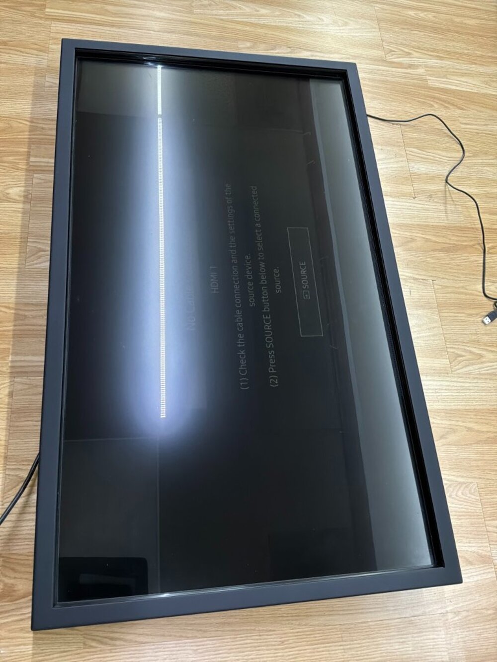 Samsung PM43H 43 Touch Screen Commercial Digital Signage Display HDMI USB Tested